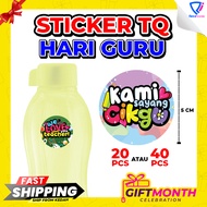 STICKER TERIMA KASIH GURU HADIAH HARI GURU STICKER UNTUK HADIAH SAMBUTAN HARI GURU TAHUN 2025