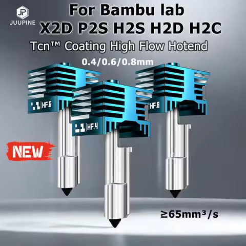 X2D P2S H2S H2C H2D High Flow Hotend for Bambu Lab Quick Swap Hardened Steel Print Head P2S X2DHighf