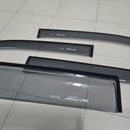 กันสาด คิ้วกันสาด MU-X สีดำใส ใส่ปี 2021  2022  2023  2024  2025  2026  2027