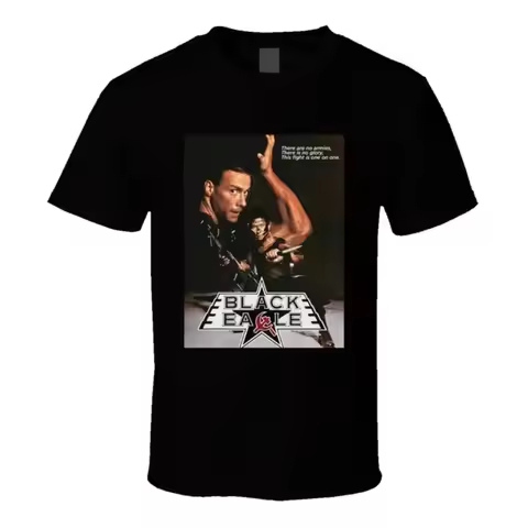 Black Eagle Jean claude Van Damme Movie Fan T Shirt