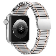 สายรัดข้อมือโลหะสำหรับนาฬิกา Apple Ultra 49Mm 44Mm 45Mm 41Mm 40Mm 42Mm 45Mm แม่เหล็กสแตนเลสสร้อยข้อมือ I Watch Series 8 SE 7 6 5 4 3