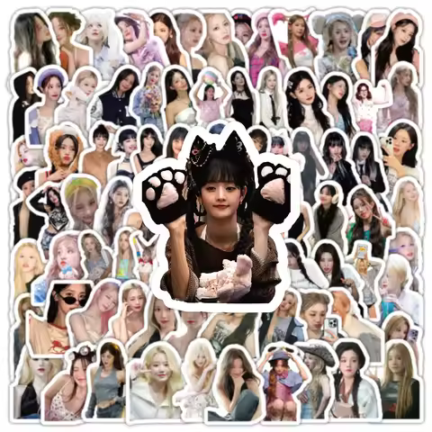 10/50/100PCS Gidle Girl Group Stickers South Korean Girl Groups Decals Scrapbook Luggage Laptop Guit