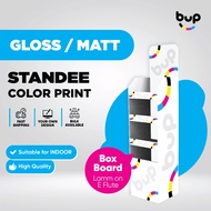 Single Pack Standee Box Board Lamm pada E Flute [Matt][Gloss] / Standee Box Board Lamm on E Flute [M