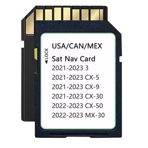 TD2K66EZ1B Upgraded Navigation SD Card for 2021-2023 3 / CX5 / CX9 Car GPS Navigation System for USA