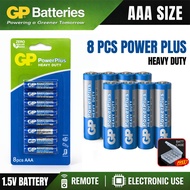 8PCS ORIGINAL GP POWERPLUS HEAVY DUTY AAA BAttery 1.5V