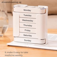 # BIG SALE # Portable 7 Days Medicine Medical Pill Box 28 Grids Weekly Pill Case Storage Box Travel 