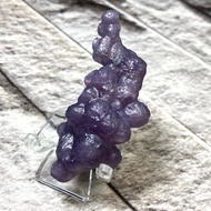 GRA15 เกรฟอาเกต ( Grape Agate ) ของแท้ หินธรรมชาติ หินสี แร่ ของสะสม หินมงคล แร่หายาก หินนำโชค แร่ธร