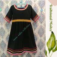 Dress Tradisional Moden Bidayuh/ Dayak Borneo Sarawak