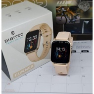Jam tangan wanita dan pria smartwatch digitec Runner ruber anti air