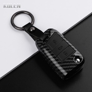 Car Key Case Fob Cover For VW Volkswagen Golf 7 MK7 Tiguan MK2 Car Accessories Car Key Holder