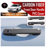🔥SG SELLER🔥 Honda VEZEL HR-V HRV 2021 2022-Present Front Door Handle Protector Cover Carbon Fiber Guard Accessories