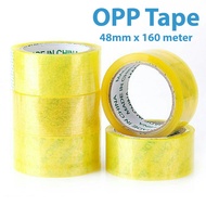 Clear BOPP Cellophane Tape 48mm x 160 meter Long Self Adhesive Transparent OPP For Packing Shipping 