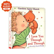 I Love You Through and Through Story Book Board Books Hard Cover Children Book Caroline By Jayne Church Picture Book Bedtime Reading Preschool Enlightenment Education Early Learning Materials for Kids Toddler Book Beginner Early Readers Gifts