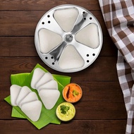 DIAMOND  IDLY TRIANGLE  PLATES WIT 5 TRAY (20PITS 8CM PER PITS)