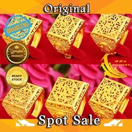 GD4 916 Gold Men's Fortune Ring