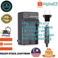 Sony α7 II a7ii a7 ii a7II Alpha 7ii Camera ( NP-FW50 ) Viloso Smart Battery Charger With Car Plug