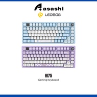 LEOBOG Hi75 75% Mechanical Keyboard 81 Keys Wired Hot Swap RGB Gasket Nimbus Switch V3 With Knob