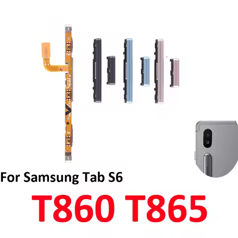 For Samsung Galaxy Tab S6 T860 T865 Tablet External Power Volume Button On Off Up Down Key Internal 