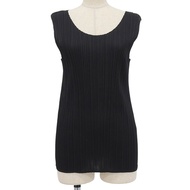 狀況極佳 ▲ 三宅一生 PP05-JK001 PLEATS PLEASE圓領無袖上衣，黑色，4 碼，日本製造，正品，女款