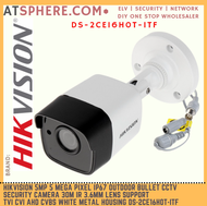 Hikvision 5MP 5 Mega Pixel IP67 Outdoor Bullet 30m IR CCTV Security Camera 3.6mm Metal TVI CVI AHD C