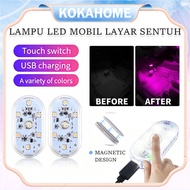 LAYAR Touch Screen Car LED Lights Wireless Car Ambient Light/s USB LED Car Ambient Light/s Multifunc