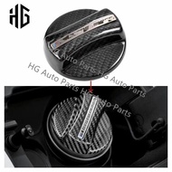 Gloss Carbon Fiber Tank Cover Fuel Tank Air Cap Trim For BMW M3 M4 G80 G82 G06 G07 G15 F82 F20 F21 F
