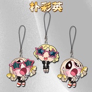 Blackpink Rose Q-Version Mobile Phone Chain APT New Song Styling Support Essential Mobile Phone Pend