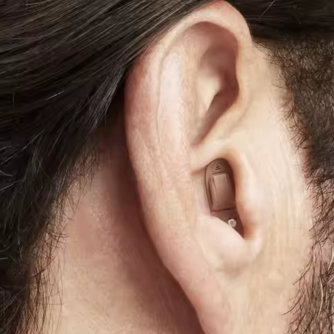 Rexton Inox Super Invisible Hearing Aids CIC Digit 8 Channel Hearing Aid App Adjustable Ear Aid For 