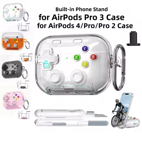 2026 Capa For AirPod Pro 3 Case TPU Security Lock Design Protective Cover For AirPods 4/Pro Pro2 Pro