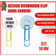 Custom Button Badge Bookmark | Printed Personal Bookmark | Gift Bookmark |DIY Bookmark | DIY Penanda