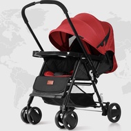 [Wearing + car cushion] Seebaby T11 2-way high-end baby stroller with shock absorber