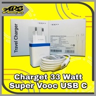 Charger Oppo 33 Watt Super Vooc Usb C Original 100%