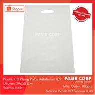 Hd Plong White Plastic 0.9 29x50 cm 1 Pack Contents 100pcs