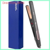 Areti 2-Way Hair Iron - 20mm & 15mm Straight and Curl Tool for All Hair Types, Quick Heating, Global