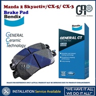 Bendix GCT (R) Mazda CX-5/ CX-3/ Mazda 2 Skyactiv DB2227 General CT Brake Pad Rear DB2227GCT