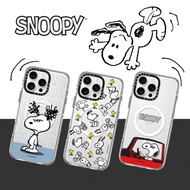 CASETi Peanut Snoopy 1 Phone Case For iPhone 16 16Pro 11 12 13 14 15 Plus Pro Max Magnetic Hard Clea