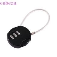 CABEZA Code Lock Metal Useful Steel Wire Ball Shaped Travel Accessories Hiking Gym Padlock