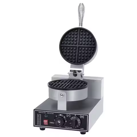 Waffle machine commercial stall waffle stove 110V American standard European standard heart-shaped d