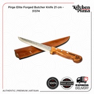 PiRGE Elite Forged Butcher Knife 21cm – Premium Turkish Stainless Steel Kitchen Meat Prep Knife with