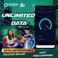 XOX Postpaid BLACK B39DB ONEXOX UMLIMITED DATA / Unlimited Call / Unlimited Hotspot and All High-Speed Internet