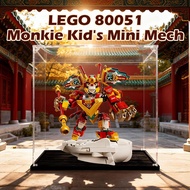 LEGO 80051 Monkie Kid Mini Mech Acrylic Display Cabinet Kotak Pamer Transparent 防尘手办收纳盒