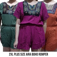 2XL Plus Size Aira Boho Romper | Summer Outfit