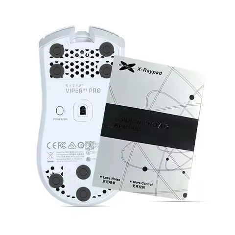 X-Raypad Obsidian PRO Air U-PE Universal D9.5mm Donuts Mouse Skates – Durable. Quiet. Control