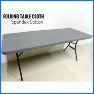 ▞ ▚ ╭ FOLDING TABLE CLOTH 4FT & 6FT LIFETIME TABLE CLOTH SPANDEX TABLE CLOTH
