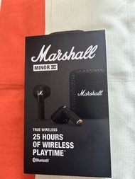 有post即有貨 咪問有無 Marshall Minor III 外耳式無線耳機