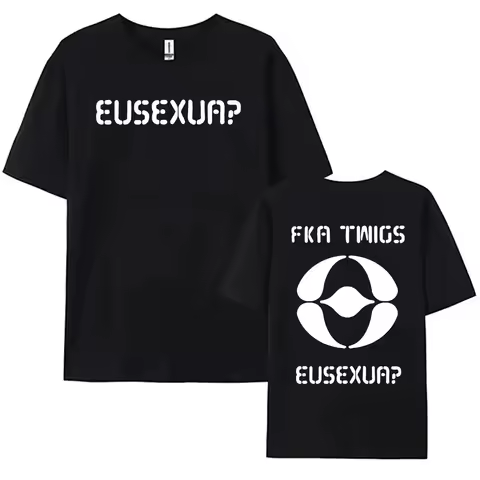 FKA Twigs EUSEXUA T-shirt Short Sleeve Cotton Women/Men Tshirts Casual Round Neck Harajuku Tee-shirt
