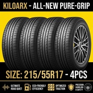 KILOARX 215/55R17 4PCS All-Season Tires Built for Longevity  KILOARX 215/55R17 4PCS Tayar Tahan Lama