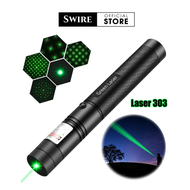 USB Rechargeable GREEN LASER Pointers 532nm 10000m High Power Laser 303 Laser Flashlight