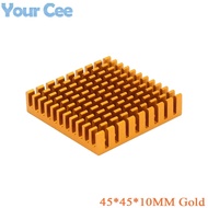 2pcs/1pc 45*45*10mm Heatsink Cooling Fan 45x45x10mm Aluminum Heat Sink Radiator Cooler for LED Power