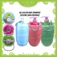 [NEW PACKING] QS PROFESSIONAL GOLD SERIES SALON GALLON MENTOL/TREATMENT SHAMPOO/CONDITIONER 3000ML